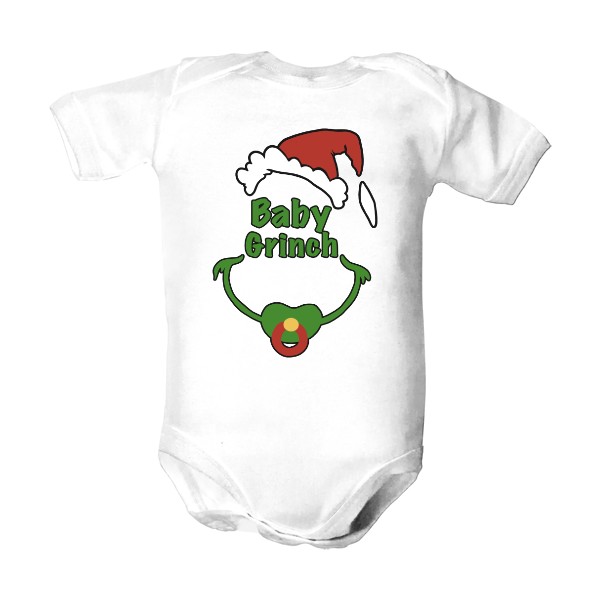 Dětské body  s potiskem Baby Grinch na body
