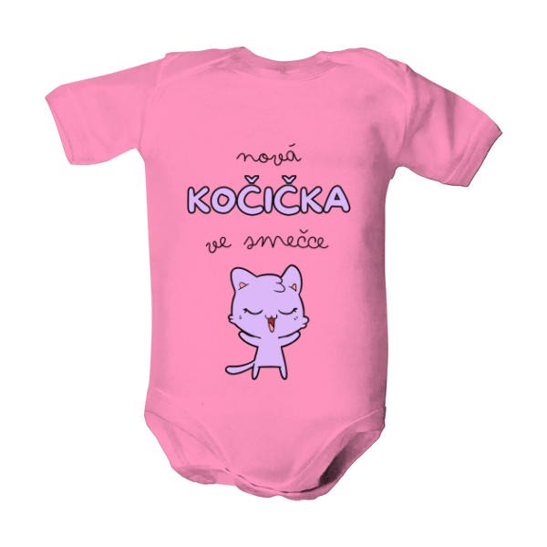 Dětské body  s potiskem Nová kočička ve smečce